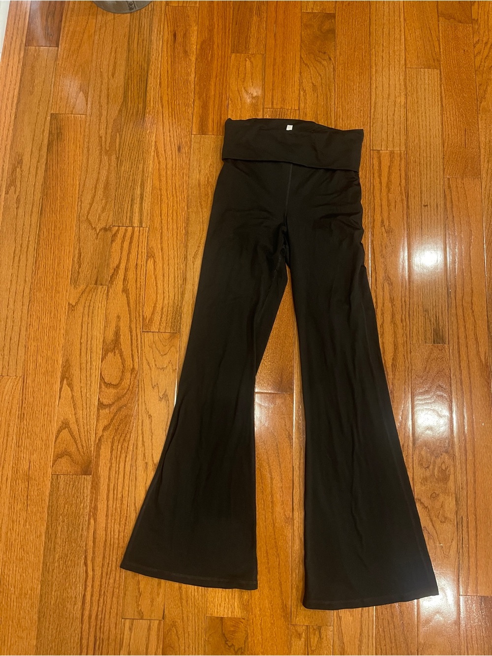 Fabletics Women's Black Flare Leg Legging Pants Size Small